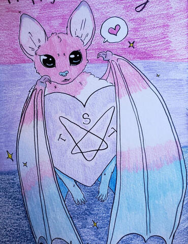 Cute bat(gift for a friend)