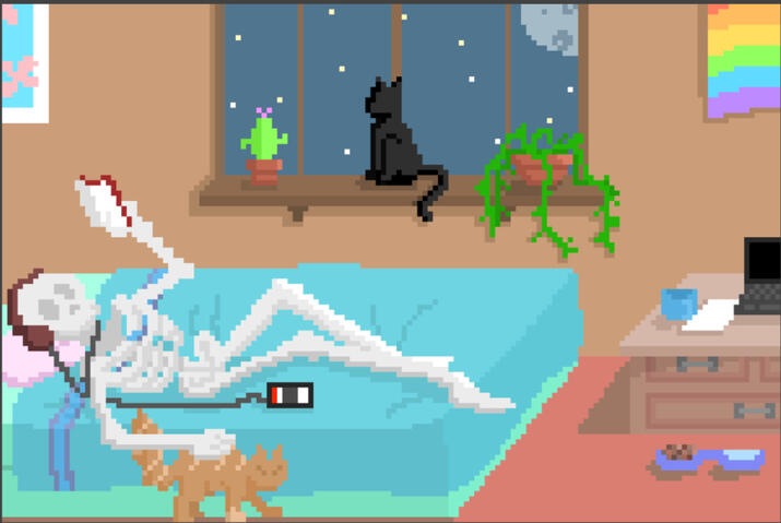 Pixel Skelleton