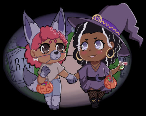Halloween Chibis