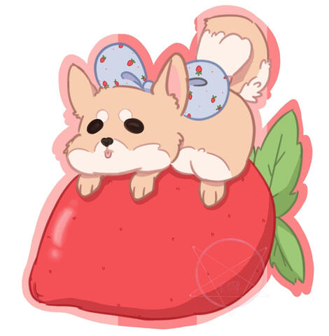 Strawberry pup