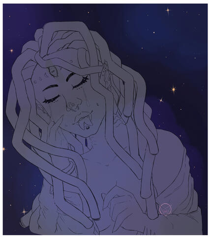 Galaxy goddess